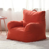 Cherry Washable Cotton Removable Bean Bag Chair with Storage Image - 1