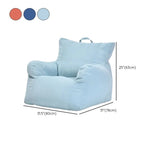 Cherry Washable Cotton Removable Bean Bag Chair with Storage #size