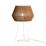 Chic Hollow Rope Shade Geometric Tripod Table Lamp Image - 5