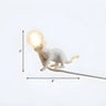 Chic Resin Mouse Bare Bulb Bedroom Decor Table Lamp Image - 14