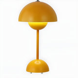 Chic Yellow Dome Geometric Table Lamp with Touch Switch Image - 12