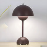 Chic Yellow Dome Geometric Table Lamp with Touch Switch Image - 8