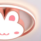 Child Room Adorable Whale LED Flush Mount Ceiling Light Image - 9