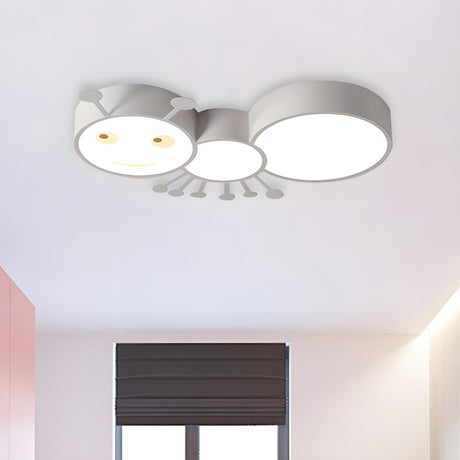 Child Room Ant-Shaped LED Flush Mount Ceiling Light Image - 2