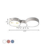 Child Room Ant-Shaped LED Flush Mount Ceiling Light Image - 4