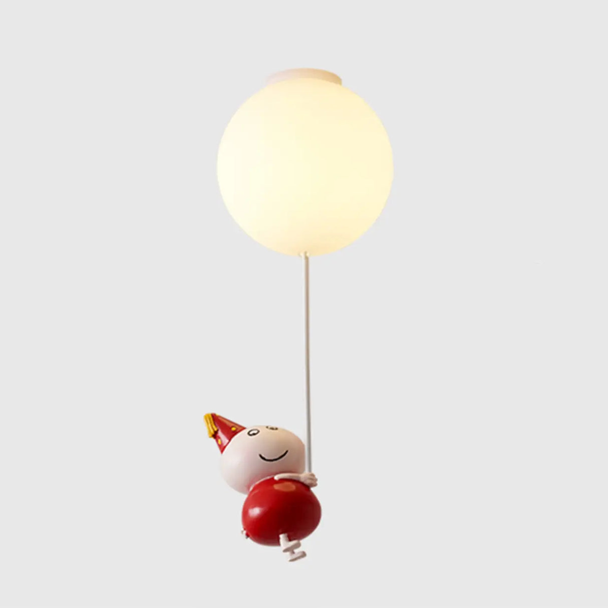 Child Room Balloon Airplane Flush Mount Ceiling Light Image - 10