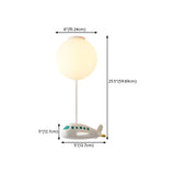 Child Room Balloon Airplane Flush Mount Ceiling Light Image - 13