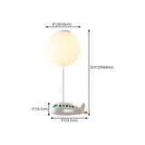 Child Room Balloon Airplane Flush Mount Ceiling Light Image - 16