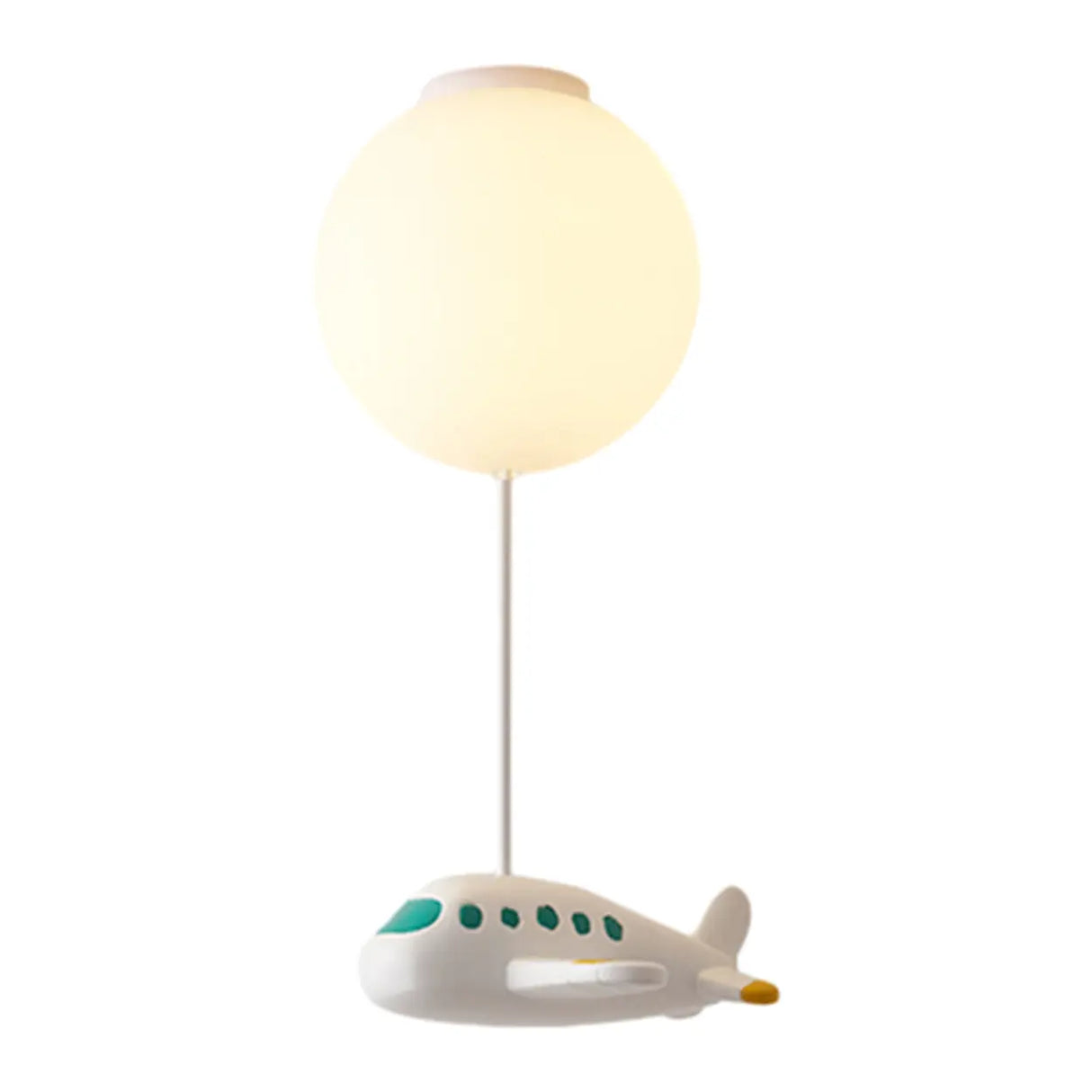 Child Room Balloon Airplane Flush Mount Ceiling Light Image - 5