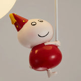 Child Room Balloon Airplane Flush Mount Ceiling Light Image - 6