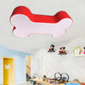 Child Room Creative Dog Bone LED Flush Mount Light Image - 3