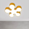 Child Room Red Blossom LED Flush Mount Ceiling Light Image - 4