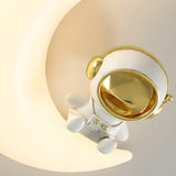 Child Room Resin Moon Star LED Small Flush Mount Light Image - 14