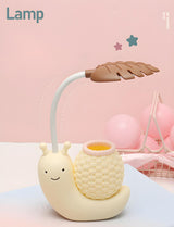 Children's Creative Cartoon Snail Bedside Table Lamp Image - 9