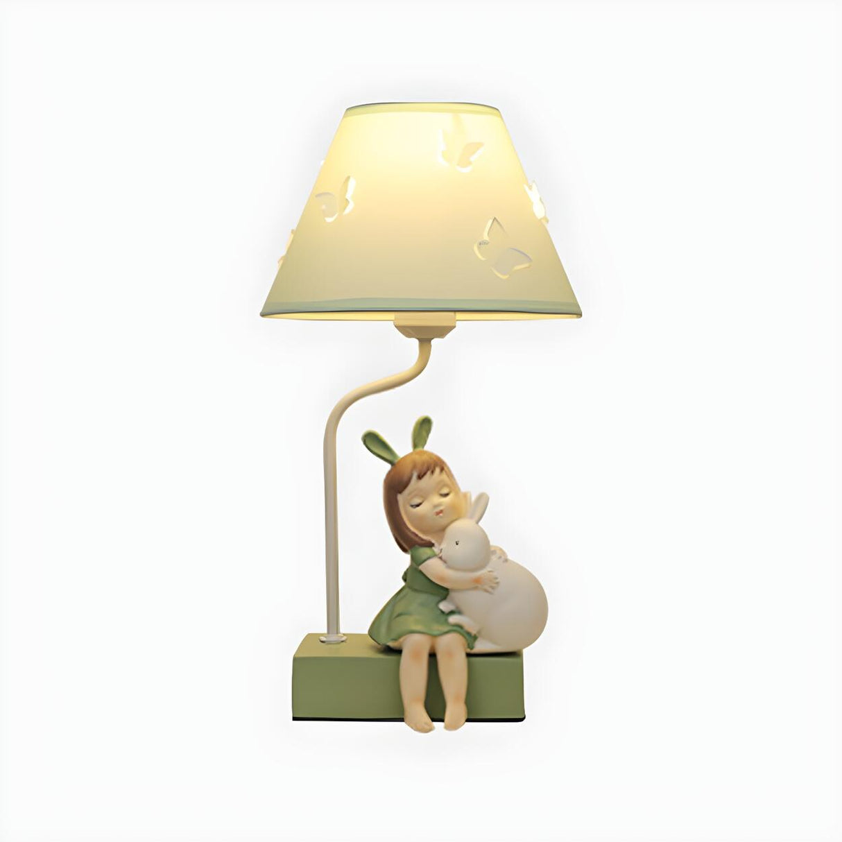 Children's Room Cartoon Girl Pink Decorative Table Lamp Image - 8