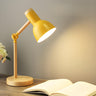 Children's Room Simple Wooden Base Bedroom Table Lamp Image - 3