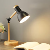 Children's Room Simple Wooden Base Bedroom Table Lamp Image - 6