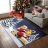 Christmas Gingerbread Polyester Rectangular Area Rug Image - 3