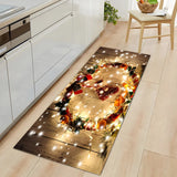 Christmas Print Runner Polyester Multi-Size Area Rug Image - 14