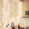 Christmas USB Starry Curtain White LED String Lights Image - 2