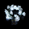 Christmas White Rose Battery-Powered String Lights Image - 1