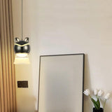 Chrome Layered Cute Frog Pendant Light Kids' Room Image - 4