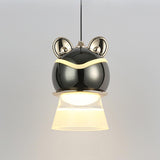 Chrome Layered Cute Frog Pendant Light Kids' Room Image - 9