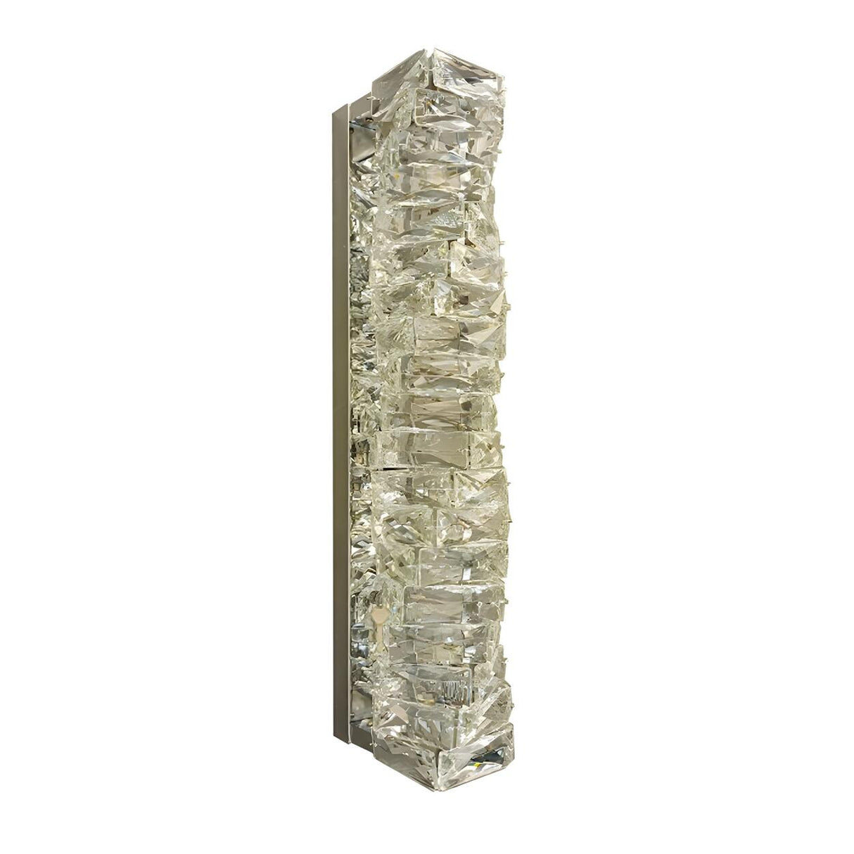 Chrome Luxury Crystal Wall Sconce Lighting Image - 5