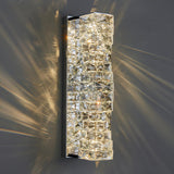 Chrome Luxury Crystal Wall Sconce Lighting Image - 7