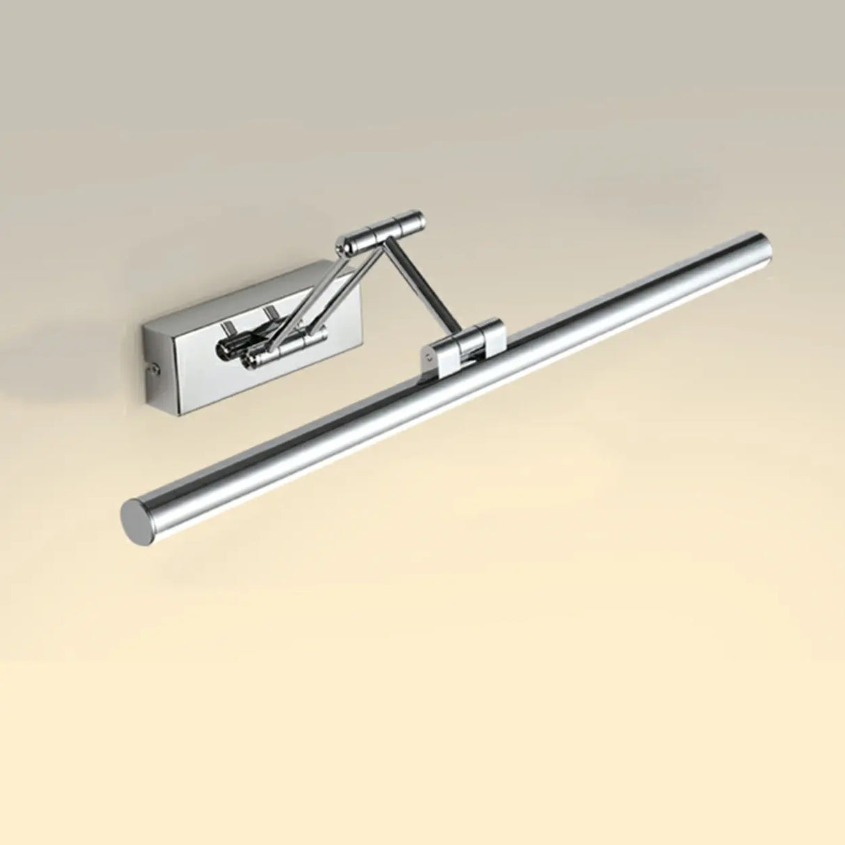 Chrome Modern Linear LED Swing Arm Vanity Lights Image - 2