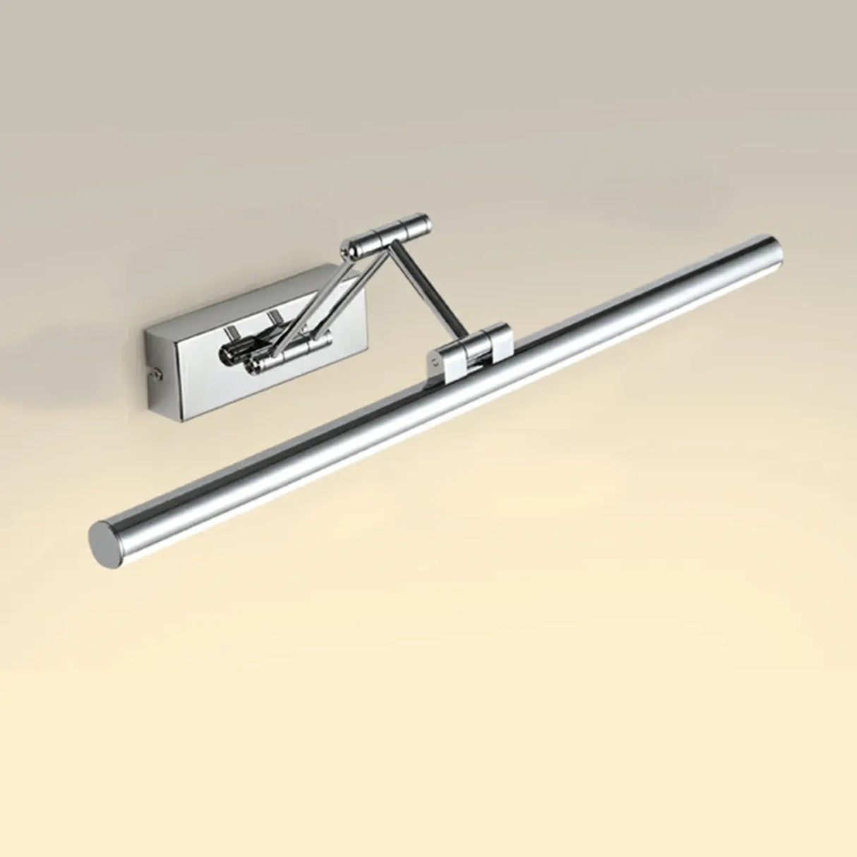 Chrome Modern Linear LED Swing Arm Vanity Lights Image - 3