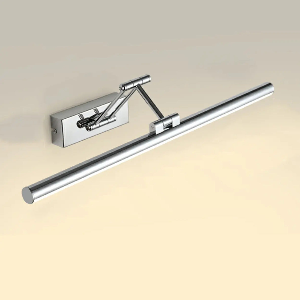 Chrome Modern Linear LED Swing Arm Vanity Lights Image - 5