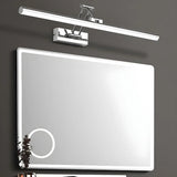 Chrome Modern Linear LED Swing Arm Vanity Lights Image - 6