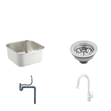 Circular Scratch Resistant Stainless Steel Drop-In Sink Image - 6