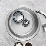 Circular Scratch Resistant Stainless Steel Drop-In Sink Image - 9