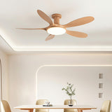 Classic 5 Blade Remote Control Ceiling Fan with Light Image - 12