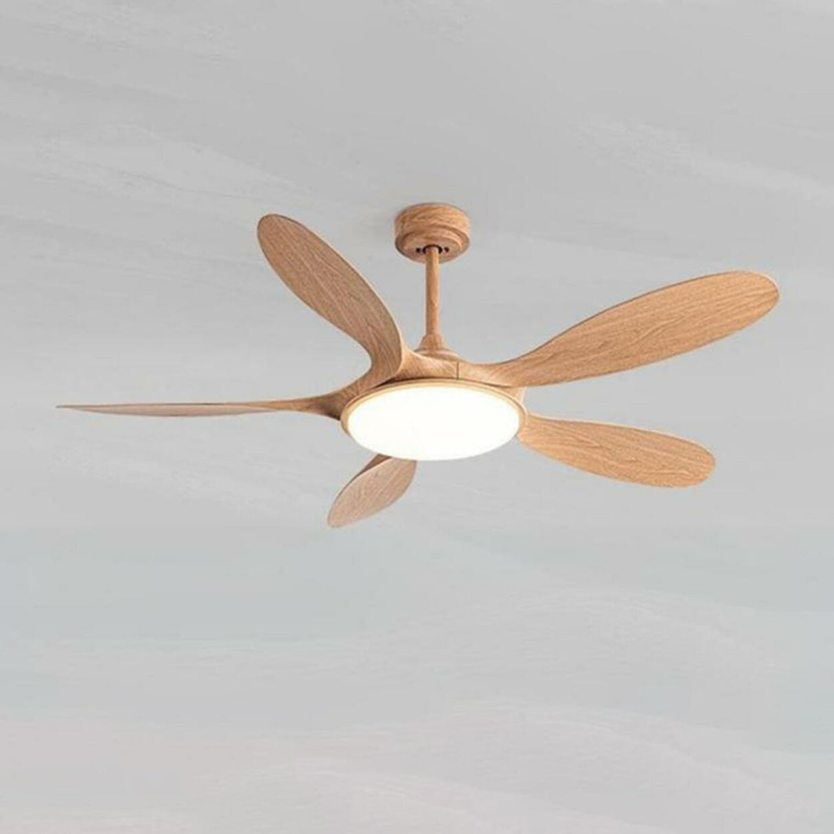 Classic 5 Blade Remote Control Ceiling Fan with Light Image - 7