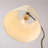 Classic Barrel Bedside Metal Side Table Floor Lamp Image - 8