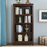 Classic Birch Closed Back Vertical Barrister Bookcase Image - 11