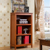 Classic Birch Closed Back Vertical Barrister Bookcase Image - 18