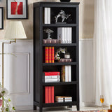 Classic Birch Closed Back Vertical Barrister Bookcase Image - 31