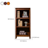 Classic Birch Closed Back Vertical Barrister Bookcase Image - 34