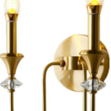 Classic Black Elegant Triple Candle Wall Sconce Image - 13