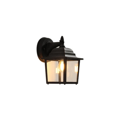 Classic Black Outdoor Wall Lantern Sconce Image - 2