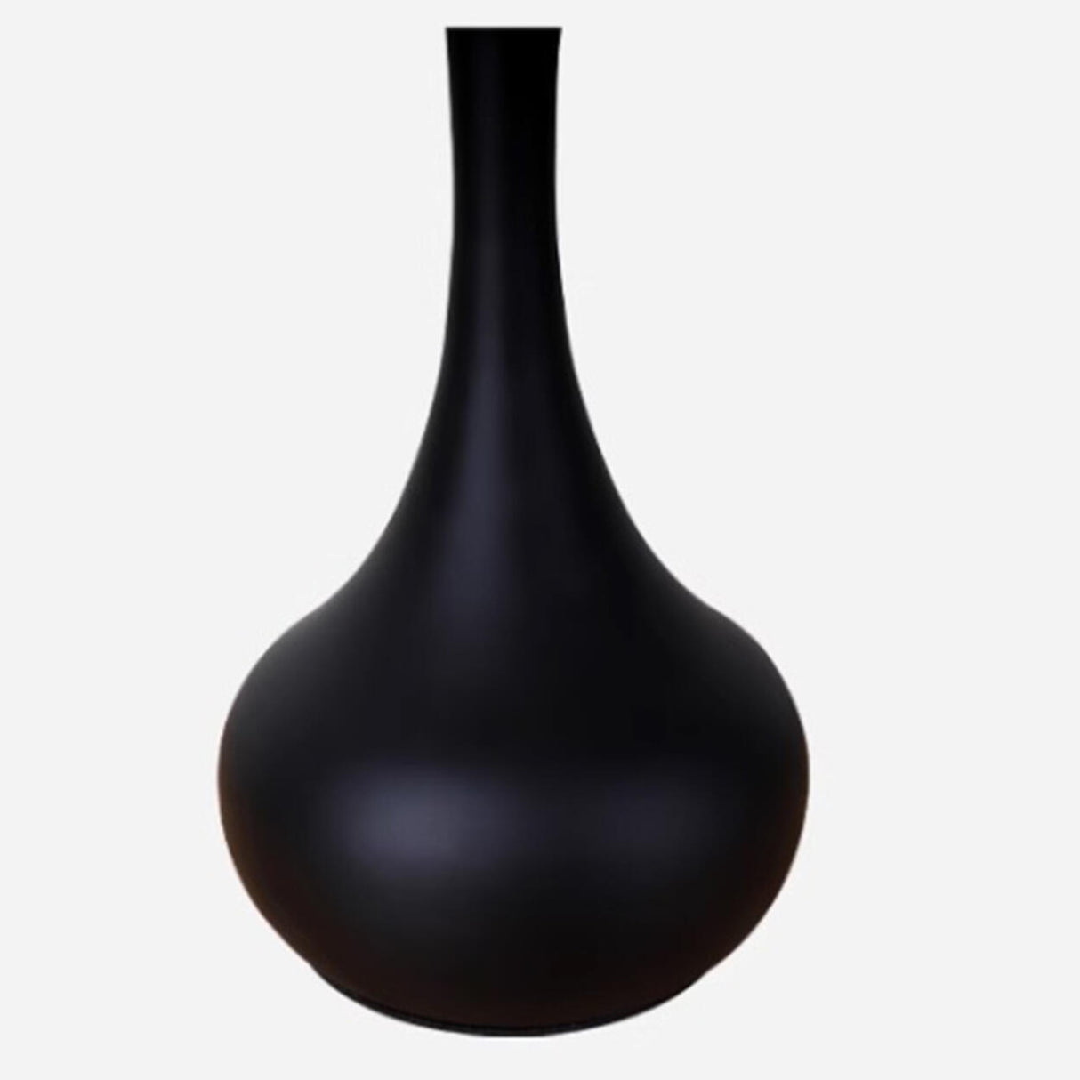 Classic Black Vase-Shaped Base LED Bedside Table Lamp Image - 10