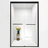 Classic Double Sliding Rectangle Glass Shower Door Image - 2