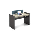 Classic Dual Workspace Oak Storage Office Furniture Set Image - 10