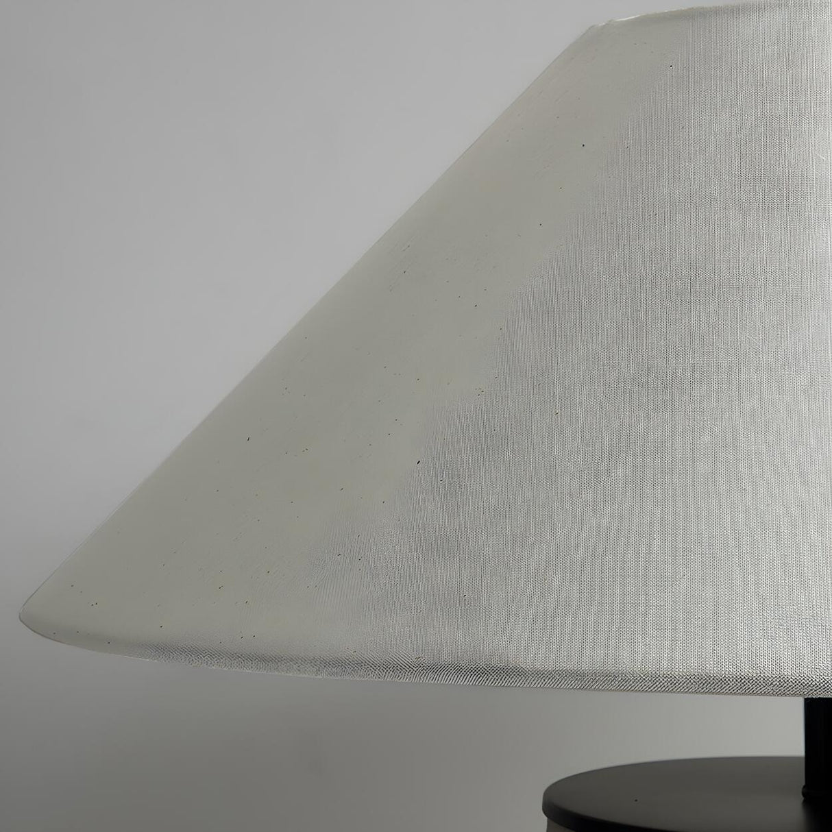 Classic Fabric Shade Jar Geometric Ceramic Table Lamp Image - 9