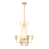 Classic French White Crystal Candelabra Chandelier Image - 5