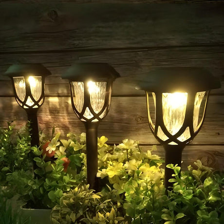 Classic Garden Lantern Pile Light Landscape Lighting Image - 2